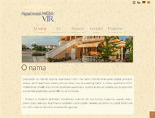 Tablet Screenshot of apartmani-mgm.com